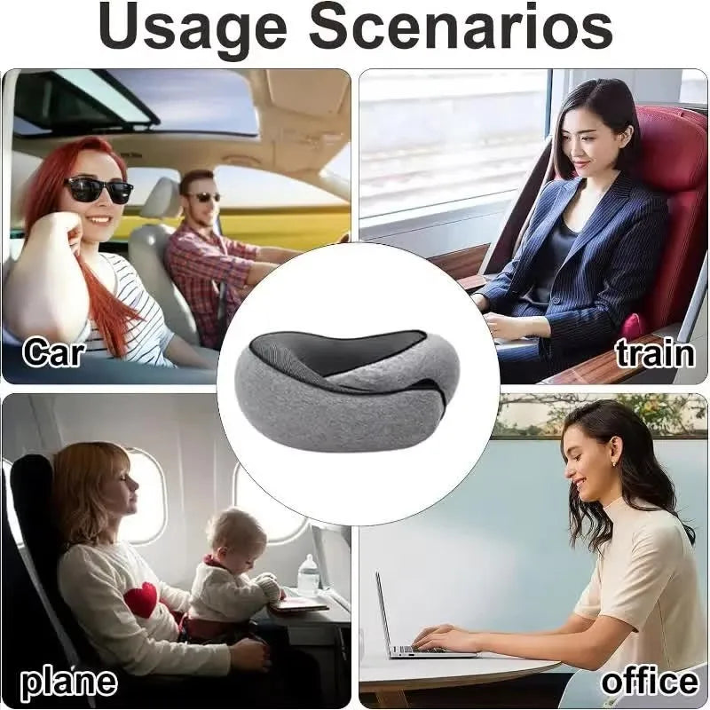Memory Foam Travel Neck Pillow
