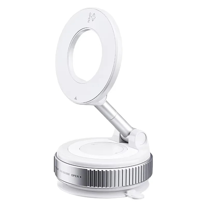 Vacuum adsorption magnetic car phone holder suction cup navigation rack bathroom multi-functional desktop and wall mount univers