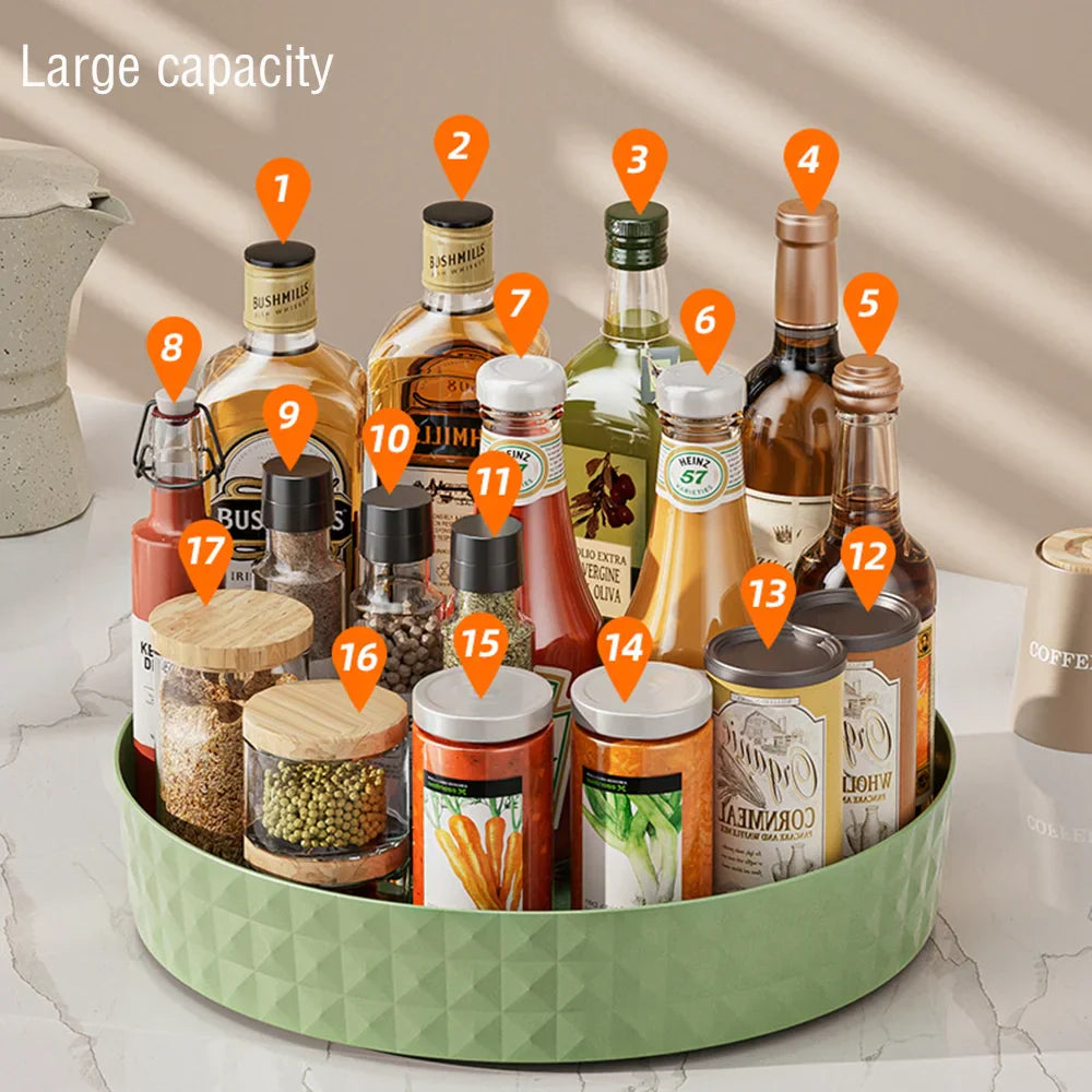 360° Rotating Spice Organizer Rack