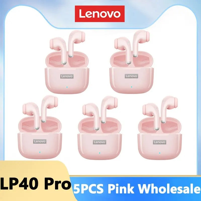 Original Lenovo LP40 Pro TWS Earphones Wireless Bluetooth 5.1 Sport Noise Reduction Headphones Touch Control 250mAH 2022 New
