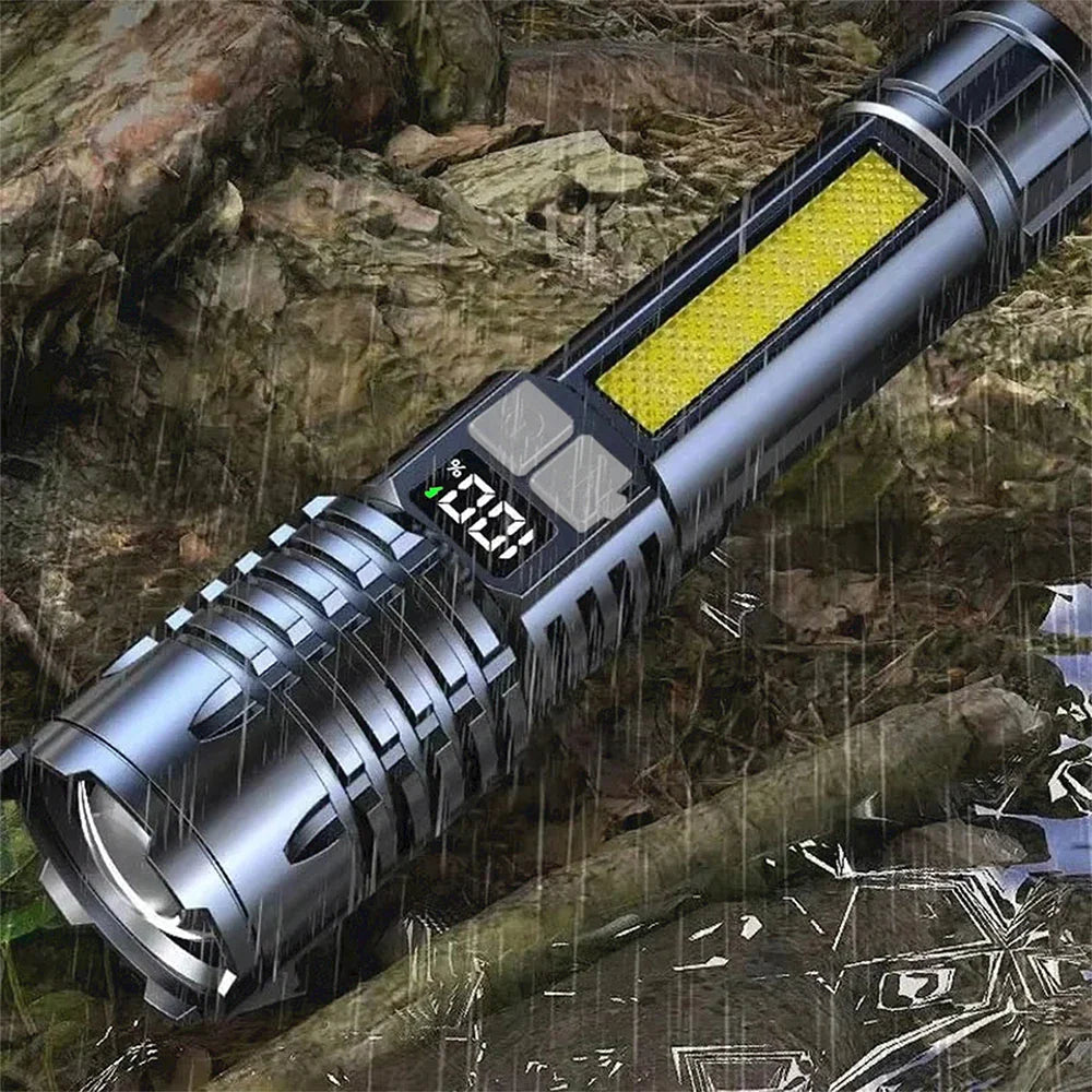 Rechargeable COB LED Flashlight