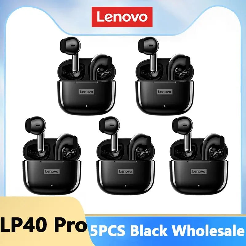 Original Lenovo LP40 Pro TWS Earphones Wireless Bluetooth 5.1 Sport Noise Reduction Headphones Touch Control 250mAH 2022 New